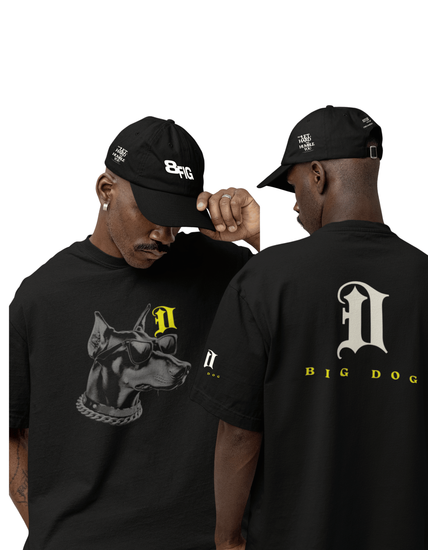 Box Tee Oversized high neck t-shirt "BIG DOG" t-shirt