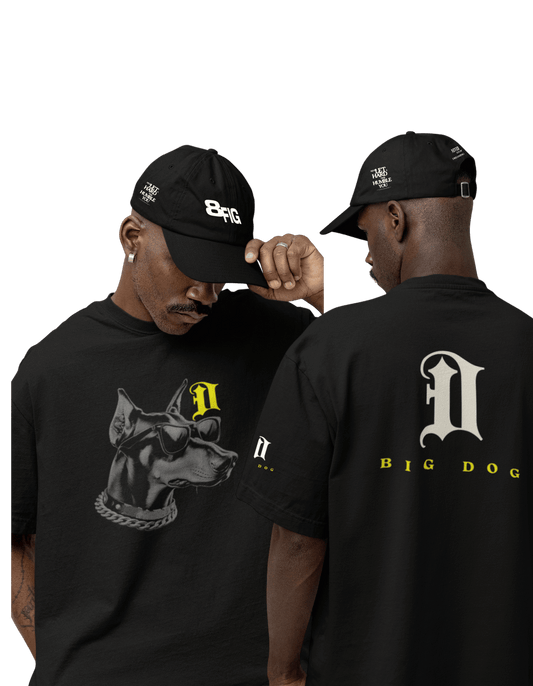 Box Tee Oversized high neck t-shirt "BIG DOG" t-shirt