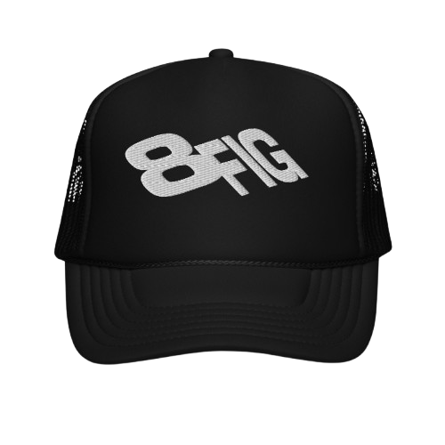 Hat trucker Black hat "8Fig trucker hat"