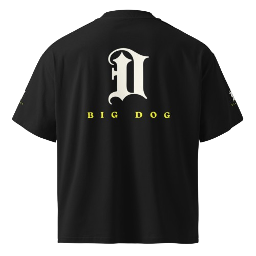 Box Tee Oversized high neck t-shirt "BIG DOG" t-shirt