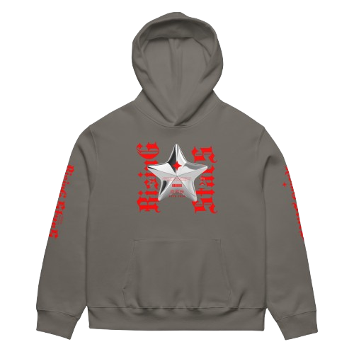 Oversized heavyweight hoodie One Stars